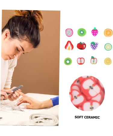 FRCOLOR 4800 Pcs 12 Fruit Sliced nail Art Accessories 3d Nail Charms Nail Diy Slices Nail Art Fruit Flatback Buttons Decor Nail Manicure Fruit Slices Nail Decals Flowers - Buy Online on GoSupps.com
