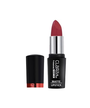 Claraline HD Lipstick - Moisturizing Lip Makeup | Highly Pigmented Shades | Long Lasting  Transfer-Proof  Cruelty-Free  Halal-Certified & Paraben-Free | Dark Rose 530 Dark Rose