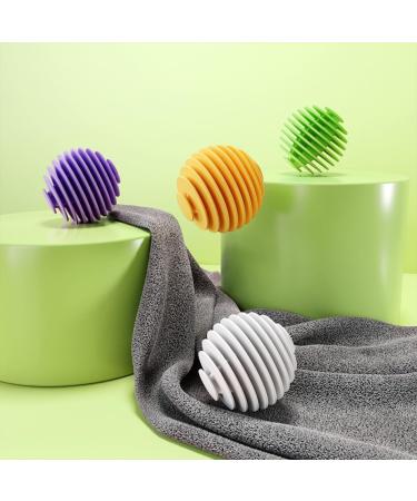 ZADFHSI Dryer Balls 3pcs Spherical Vane Lint Catcher Reusable Eco-Friendly Laundry Scrubbing Balls Household Washing Machine Laundry Ball Anti Static Ball for Reducing Wrinkles (Orange) - Buy Online on GoSupps.com