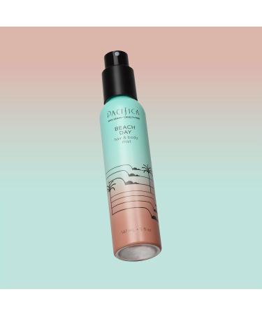 Pacifica Hair Perfume & Body Fragrance Spray Mist - Beach Day with Bergamot Orange Flower Sandalwood Amber Musk & Suede Leather Alcohol-Free Vegan & Cruelty-Free 5 oz (1 Count) New Beach Day 5 Fl Oz (Pack of 1) - Buy Online on GoSupps.com