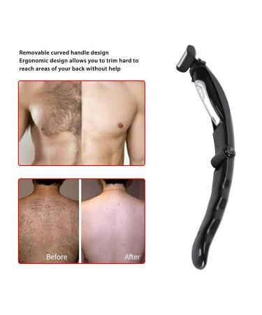 Men's Extreme Back Trimmer - Power Burst Groomer for Wet/Dry Use Ergonomic Curved Handle Comfortable Control - Buy Online on GoSupps.com