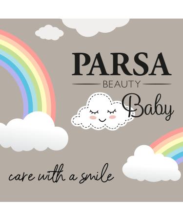Parsa Beauty Baby Hair Brush | FSC Beech Wood & Goat Hair | Gentle Care for Fine Baby Hair - Buy Online on GoSupps.com