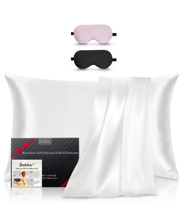 BeeVines Silk Pillowcase & 2 Packs Sleep Masks