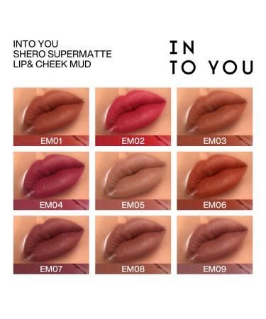 INTO YOU Matte Lipstick - Waterproof Long Lasting High Impact Color for Lips & Cheeks | Super Stay Pink Lipstick (EM525) - International Shipping Available - Buy Online on GoSupps.com