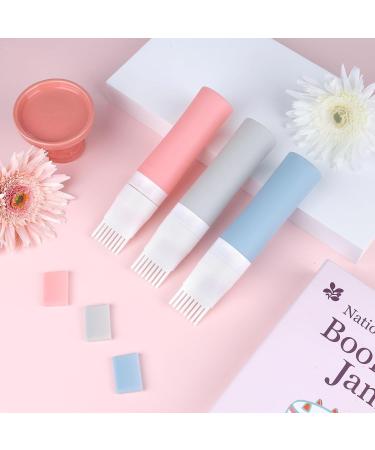 Hair Oil Applicator Bottle - 2.7oz Silicone Root Comb for Hair Dye & Oiling Scalp - Blue - Buy Online on GoSupps.com
