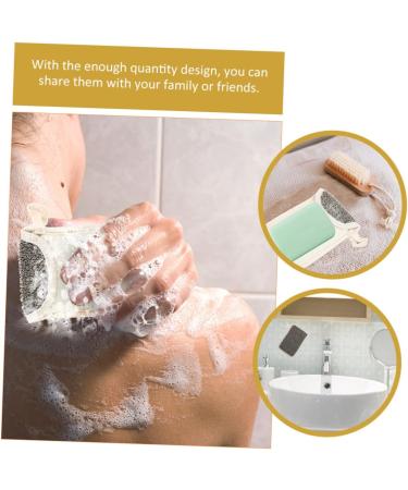 Baluue 16 Pcs Black Linen Soap Bag Soap Saver Soap Exfoliating Body Bar Soap Foaming Soap Foam Soap Flax - Buy Online on GoSupps.com