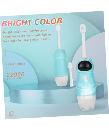Orfofe U-Shaped Electric Toothbrush for Kids - Travel-Friendly Finger Brush Blue - 1 Set - Buy Online on GoSupps.com