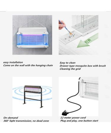 Mosquito Killer Outdoor Mosquito Light LED Outdoor Mosquito Repellent Waterproof Fly Light Mosquito Killer Large Garden Pest Control - Buy Online on GoSupps.com