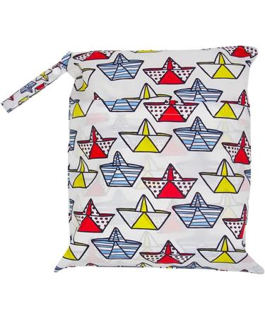 Egurs Wetbag Waterproof Reusable Diaper Bag | Eco-Friendly Nappy Bag - 30x36cm | Perfect for Travel - Buy Online on GoSupps.com