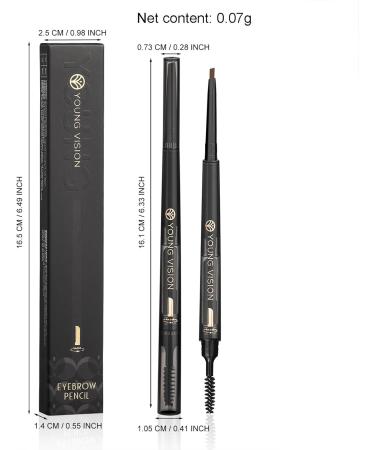 Eyebrow Care Kit - Highly-Pigmented Precision Pencil Eyeliner Waterproof Eyeliner with Trimmer and Brush Beginner Friendly Eyebrow Grooming Tool for Home Men Women Eye Makeup 1 count (Pack of 1) - Buy Online on GoSupps.com