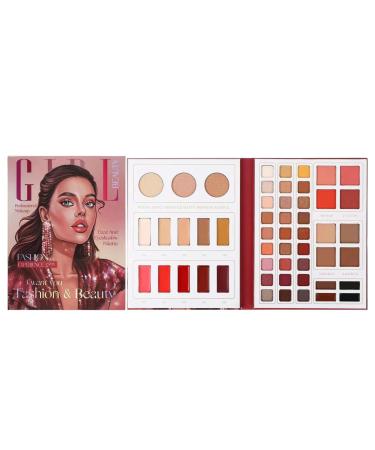 Makeup Eyeshadow Palette - 52 Colors Sweat Resistant - Waterproof Contour Kit and Blusher - Face and Eye Makeup for Women for Days