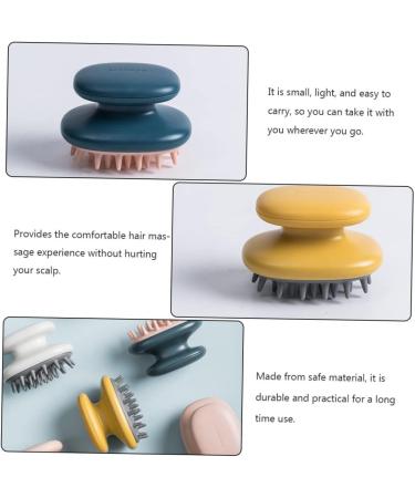 Tovinanna 2-Piece Silicone Massage Comb Set | Scalp Shampoo Massager & Hair Brush for Relaxing Hair Care - Buy Online on GoSupps.com