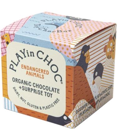  PLAYin CHOC Playin Choc Pack of 4 chocolate and endangered species surprise dice 20g - Buy Online on GoSupps.com