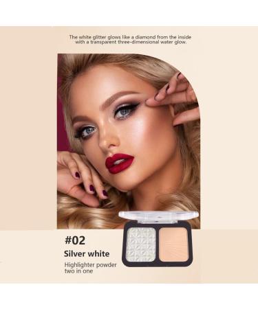 Highlighter Makeup Palette & Setting Powder Set | Long-Lasting Glitter & Matte Finish - 0.04oz | International Shipping Available - Buy Online on GoSupps.com