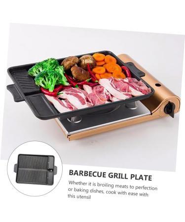 BESPORTBLE 1pc Barbecue Plate Baking Dishes for Oven Stove Top Grill Plate Aluminum Frying Meat Grill Plate Gas Range Grill Panel Roasting Pan Fry Pan Commercial Accessories Aluminum Alloy - Buy Online on GoSupps.com