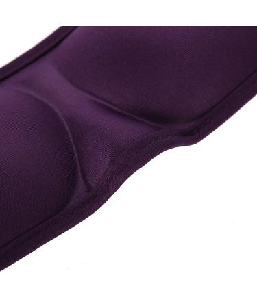3D Contoured Light Blocking Sleep Mask - Lightweight Comfort Eye Mask for Men and Women - Purple - Buy Online on GoSupps.com