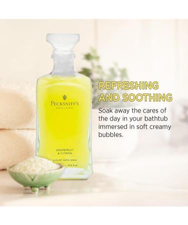 Pecksniff's Grapefruit & Citron Luxury Bath Soak - 700ml | International Shipping Available - Buy Online on GoSupps.com