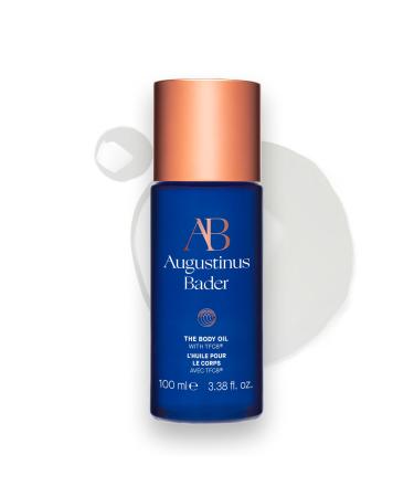 Augustinus Bader The Body Oil Luxury Hydrating & Nourishing Body Oil Smooths Softens & Restores Dry Skin Lightweight Fast-Absorbing Formula Fragrance-Free Vegan 3.4 Fl Oz (Pack of 1)