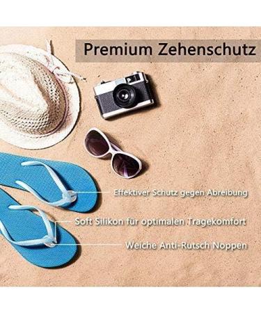 Toe Protector Gel Cushion for Flip Flops & High Heels - Blister Protection Set of 4 - Transparent - Buy Online on GoSupps.com