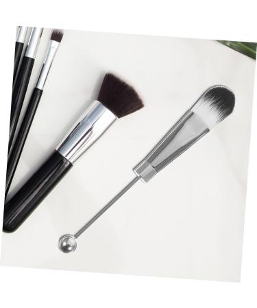 HAPINARY 2 Sets Stainless Steel Eye for Eyeshadow Aluminum Alloy Eyeshadow Brush Artificial Fiber - Buy Online on GoSupps.com