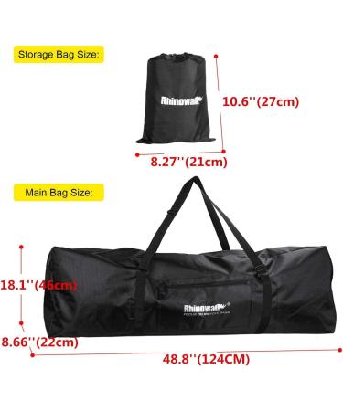SUNELFFY Electric Scooter Carrying Bag - Foldable E-Scooter Storage Accessory for Mijia M365/Pro & Xiaomi Segway - Heavy Duty Handbag for Transport - Black - Buy Online on GoSupps.com