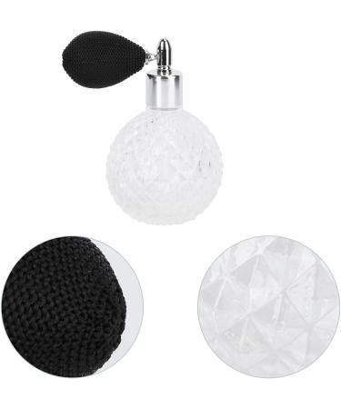 100ml Vintage Glass Perfume Bottle Perfume Spray Refillable Spray Bottle Dispenser with for Home Perfume Travel (Caps in Random Colours) - Buy Online on GoSupps.com