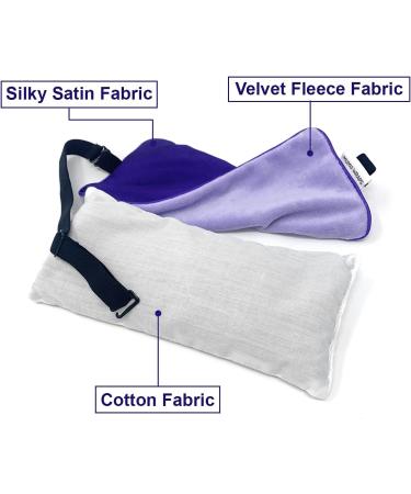 Mumu Wraps Lavender Weighted Eye Mask for Sleep, Meditation & Pain Relief - Buy Online on GoSupps.com