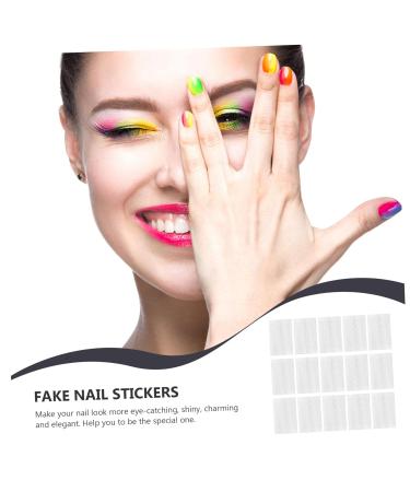 FRCOLOR 15sheets Nail Jelly Glue Manicure Fake Nails Glue Double Sided Nail Glue Jelly Glue Stickers Nail Glue Patches Manicure Tools Breathable Nail Glue Nail Gel Water Proof - Buy Online on GoSupps.com