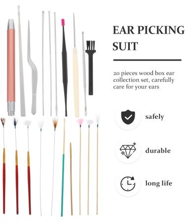 Healifty 1 Set Stainless Ear Pick Tools with Case - Professional Ear Cleaning Kit for Earwax Removal - Buy Online on GoSupps.com
