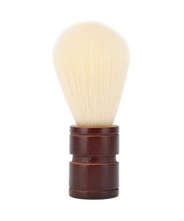 Shaving Brush with Wooden Handle Nylon Wool Brushes Professional Beard Cleaning Tool for Men