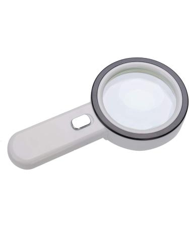Oversized 12 LED Handheld Magnifier and Light XYK 20X Oversized Illumination Magnifier for Reading Checking Exploring Hobbies etc. (White) Good Times - Buy Online on GoSupps.com