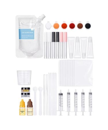 G n rique Lip Cream Making Kit | Beginner Lip Gloss Kit Moisturizing and Handmade Set for Beginners and Enthusiasts