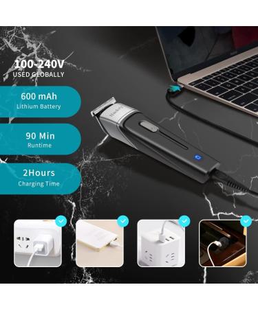 Haokry Beard Trimmer - 6 in 1 Cordless Grooming Kit for Men | Waterproof Hair Clippers Electric Shaver & Nose/Ear Trimmer - Buy Online on GoSupps.com