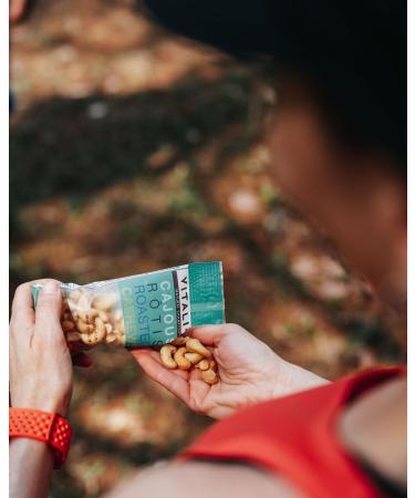 Vitali-T Collation| Snack |noix de cajou r tis et assaisonn es | Roasted Cashews | Bo te de 15 x 50 g | Collation nutritive et nergisante | Pratique et facile emporter | Ingr dients de qualit sup rieure enti rement naturels et sain. - Buy Online on GoSupps.com