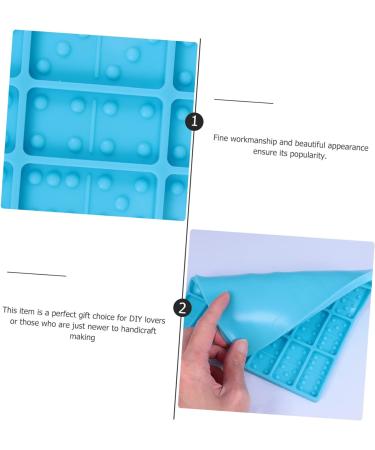 STOBOK Chocolate Molds 3pcs Mold Silica Gel Crystal Chocolate Candies 3D Resin Molds Bluex3pcs 20.5X8.5X0.8CMx3pcs - Buy Online on GoSupps.com