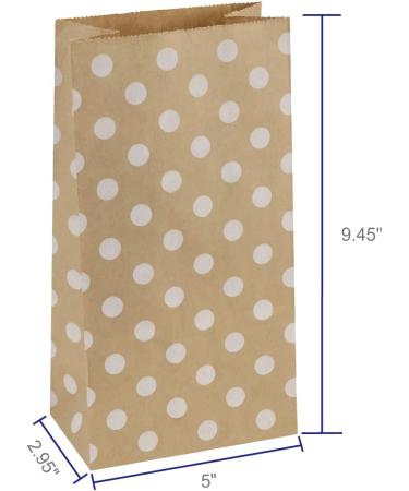 BagDream 100Pcs 4lb 5x2.95x9.45 Inches Kraft Paper Lunch Bags - Snack, Bread, Craft Bags - Eco-Friendly 100% Recycled Brown Paper Bags - Buy Online on GoSupps.com