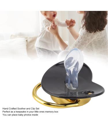 Personalized Baby Pacifier Clip Set - DIY Bling Crystal Nipple Decoration for Girls | Luxurious Baby Schnuller for Babyparty - Buy Online on GoSupps.com