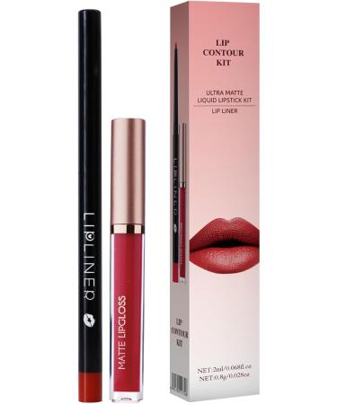 Lip liner for long lasting lip contour lip contour line set long lasting contour set for women and girls beauty summer winter outdoor dates and travel - Buy Online on GoSupps.com