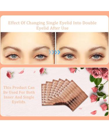 L Size Hooded Eyes Eyelid Tape Set | Glue-free Double Eyelid Sticker with Lace Strips and Tools for Big Eye Lift - Buy Online on GoSupps.com