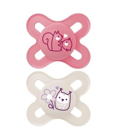 Shop Mam Original Pacifier for Newborns (0-2 Months) - 2-Pack Silicone Lightweight & Anatomically Designed - Buy Online on GoSupps.com