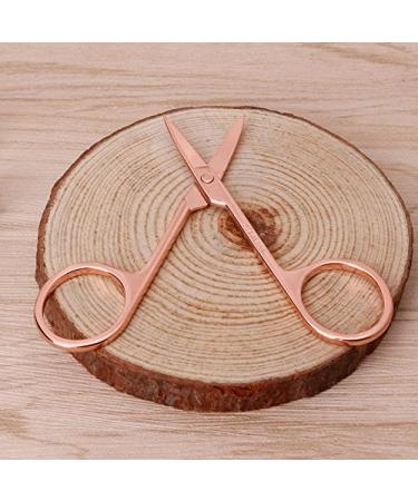 Thobu Stainless Steel Makeup Eyebrow Hair Eyelash Remover Trimmer Scissors Cutter Rose Gold - Precision Beauty Tool - Buy Online on GoSupps.com