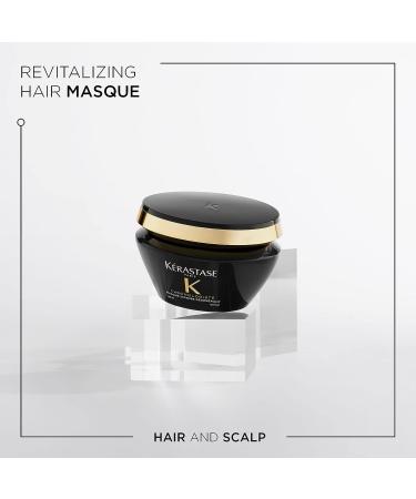 KERASTASE Chronologiste Intense Regenerating Hair Mask - Hyaluronic Acid & Vitamin E Formula for Dry Scalp & Damaged Hair - 6.8 fl oz - Buy Online on GoSupps.com