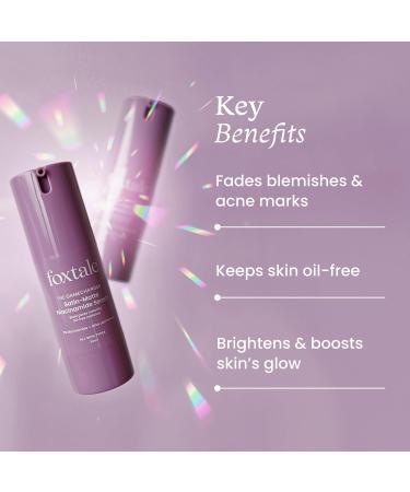 Fox-tale 5% Niacinamide Face Serum | Fades Blemishes & Acne Marks | Reduce Dark Spots | Controls Oil and Brightens Skin | Lightweight & Non-sticky | All Skin Types | Men & Women - 30ml - Buy Online on GoSupps.com