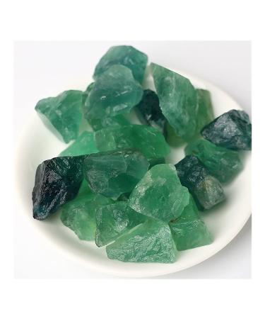 Natural Crystal Rough Natural White Crystal Stone Specimen for Home Decoration Specimen (Color : Green Fluorite Size : 35-40g) 35-40g Green Fluorite