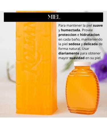 Jabon de Miel Roldan - Honey Soap Roldan 1 lb | Natural Skincare Moisturizing & Soothing - Buy Online on GoSupps.com