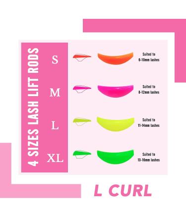 PERMANIA 31 Piece Lash Lift Rods - Reusable Soft C D L Curl Eyelash Perm Kit with Silicone Plate - Perfect for All Eye Shapes | International Shipping - Buy Online on GoSupps.com