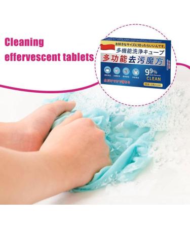 Multi-functional Bio-Enzyme Cleaning Tablets All-Purpose Eco-Friendly Grease Cleaning Tablets Organic Enzyme Cleaners for Kitchen Bathroom Household Stain Removal Housekeeping Cleaner 3pcs - Buy Online on GoSupps.com