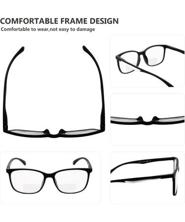 Eyekepper 5-Pack Bifocal Reading Glasses for Women - Large Frame +1.00 - Stylish Bi-Focal Readers in 5 Mix Colors - Buy Online on GoSupps.com