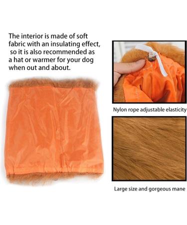 Lion Mane For Dog Realistic Black Lion Mane For Dog Comfortable Fancy Lion Hair Dog Clothes Dress For Halloween Christmas Easter Festival Party Activity Dogs Cosplay Dress Up (Dark Brown M) M Dark Brown - Buy Online on GoSupps.com