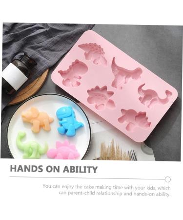 Ciieeo 6 Pcs Dinosaur Cake Mold Tuile Molds Silicone Ice Cube Candy Chocolate Silicone Moulds Silicone Molds for Resin Silicone Cake Mould Clay Molds Silicone Cake Mold Art Decorate Jelly 28X16.2CMx3pcs - Buy Online on GoSupps.com